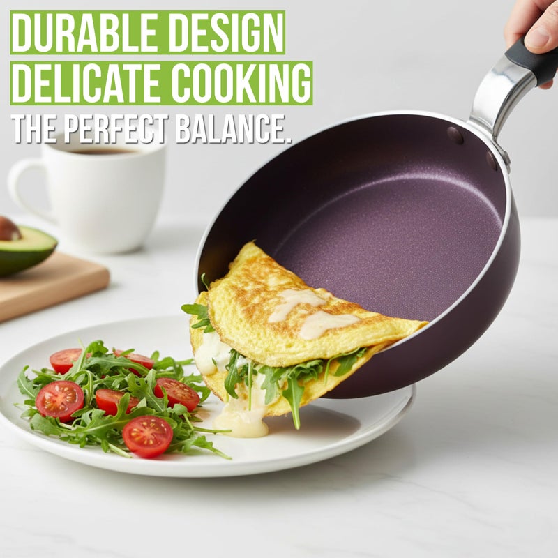TECHEF Mini Tamagoyaki Japanese Omelette Egg Pan, Coated with New Teflon Select (PFOA Free), Made in Korea/ Mini - Image 2